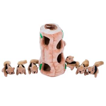 Игрушка для собак Outward Hound Hide-A-Squirrel интерактивная плюш 25см - купить, цены на MasterZoo - фото 4