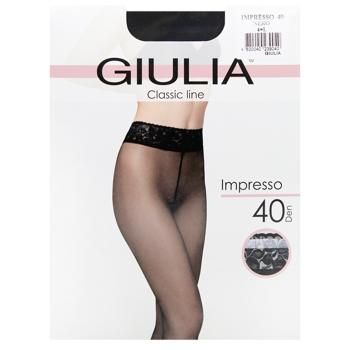 Колготи жіночі Giulia Impresso 40ден р.4 nero