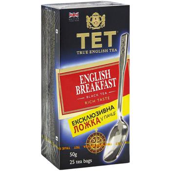 Чай ТЕТ Британская империя черный байховый 25шт х 2г - купить, цены на Чудо Маркет - фото 3