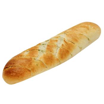 French Baguette with Garlic Filling 160g - buy, prices for NOVUS - photo 1