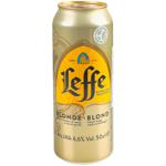 Пиво Leffe Blonde світле 6,6% 0,5л