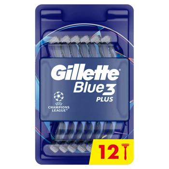 Gillette Blue3 Plus Comfort Disposable Razors 12pcs - buy, prices for - photo 2