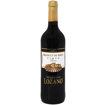 Lozano Tinto Seco Red Dry Wine 11% 0.75l - buy, prices for Vostorg - photo 1