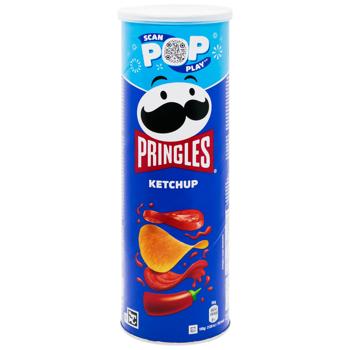 Чипсы Pringles картофельные кетчуп 165г
