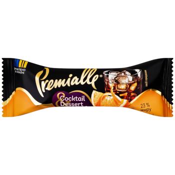 Сирок глазурований Premialle Cocktail&Dessert Апельсин з ароматом коктейль бурбон 23% 36г - купити, ціни на Восторг - фото 1