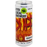 Пиво Kyiv Local Brewery DOPE Mango светлое нефильтрованное 5% 0,33л
