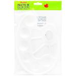 Палитра для рисования Auchan белая 10 отделений