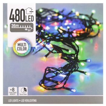 Гирлянда электрическая Koopman наружная 480 LED 39м разноцветная - купить, цены на - фото 2