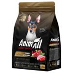 AnimAll Fresh Turkey and Lamb Dry Food for Adult Dogs of Small Breeds 2.5kg