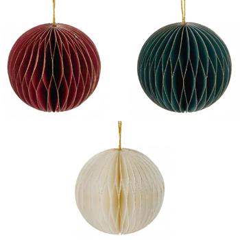 Koopman Paper Christmas Ball 8cm - buy, prices for NOVUS - photo 1