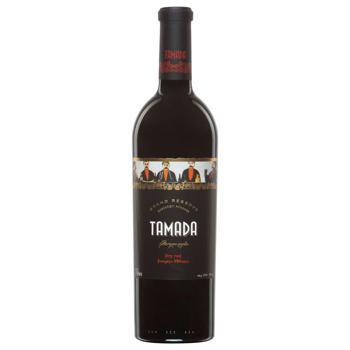 Вино Tamada Grand Reserve красное сухое 13% 0,75л - купить, цены на ULTRAMARKET - фото 1