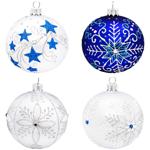 Christmas Tree Ball with Decoration 8cm in assortment