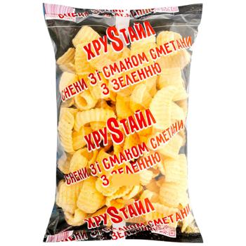 ХруStyle Sour Cream with Herbs Flavored Snacks 100g - buy, prices for Grono - photo 1