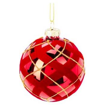 Koopman Christmas Ball 8cm Red in Assortment