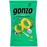 Кільця кукурудзяні Gonzo зі смаком цибулі 150г
