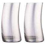 Ardesto Graphite Tall Glass Set 2pcs 500ml