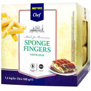 Metro Chef Sponge Fingers Savoiadri 1.6kg - buy, prices for - photo 1