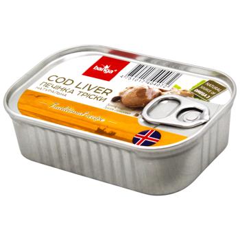 Печінка тріски Banga з лавровим листом та чорним перцем 115г - купити, ціни на КОСМОС - фото 2