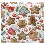 Серветки столові La Fleur Пряниковий бум 2-шарові 33*33см 16шт