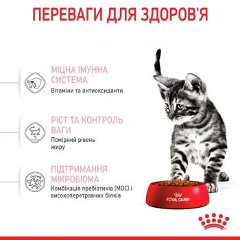 Набір корму Royal Canin для стерилізованих кошенят cухий 2кг + вологий 4шт х 85г - купити, ціни на MasterZoo - фото 7