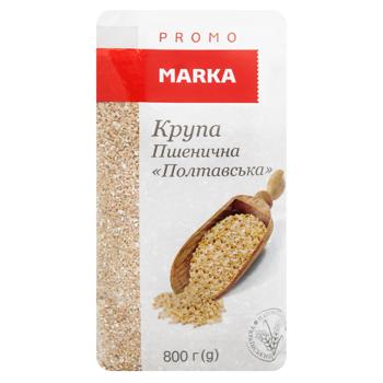 Marka Promo Poltavska Wheat Groats 800g - buy, prices for NOVUS - photo 1