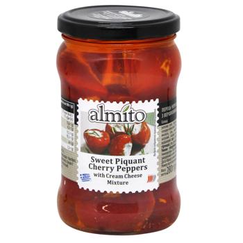 Almito Sweet Piquant Cherry Pepper Stuffed with Spicy Cream Cheese 280g