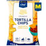 Чипси Metro Chef Tortilla кукурудзяні зі смаком сиру 750г