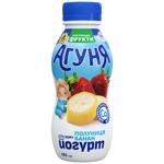 Йогурт Агуня з наповнювачем полуниця-банан 2,7% 185г