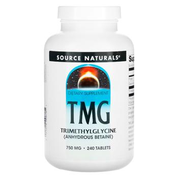 Source Naturals TMG Trimethylglycine 750mg 240 tablets - buy, prices for Biotus - photo 1