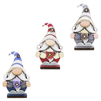 Mis Lt Wooden Smurf on a Stand Christmas Decoration - buy, prices for - photo 1