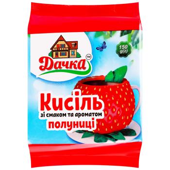 Кисіль Дачка зі смаком та ароматом полуниці 150г