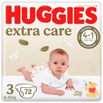 Подгузники Huggies Extra Care 3 6-10кг 72шт