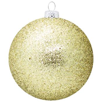 Champagne Plastic Christmas Tree Ball 7cm in assortment - buy, prices for METRO - photo 2