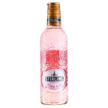 Джин Stirling Pink Gin 37,5% 0,35л - купить, цены на МегаМаркет - фото 1