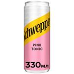 Schweppes Pink Tonic Carbonated Drink 0.33l