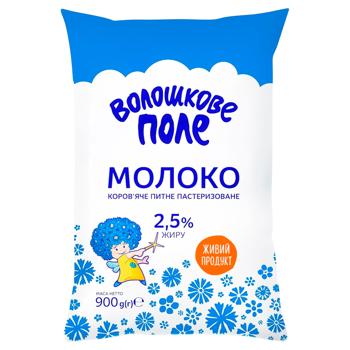 Voloshkove Pole Pasteurized Milk 2.5% 900g - buy, prices for Supermarket "Kharkiv" - photo 1