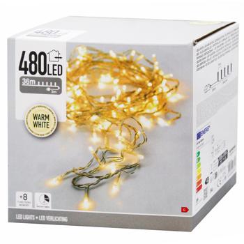 Koopman Outdoor Electric Garland 480 LED 39m Warm White in Assortment - buy, prices for NOVUS - photo 1
