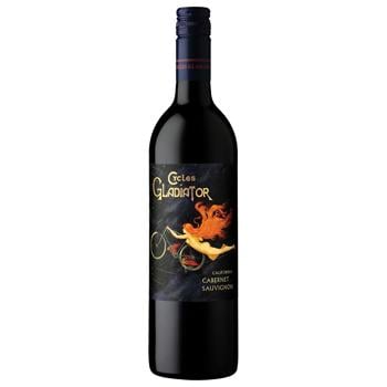 Вино Cycles Gladiator California Cabernet Sauvignon красное сухое 13,5% 0,75л - купить, цены на МегаМаркет - фото 1