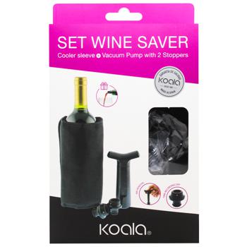 Koala Black Wine Set + 2 Stoppers - buy, prices for WINETIME - photo 3