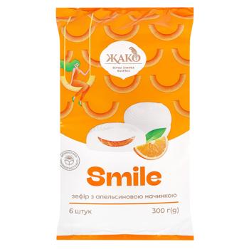Jaco Smile Zefir with Orange Filling 300g