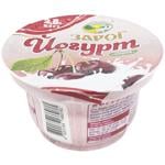 Yogurt Zarog cherry 2.8% 150g plastic cup Ukraine