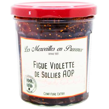 Les Merveilles en Provence Fig Jam 370g - buy, prices for WINETIME - photo 1