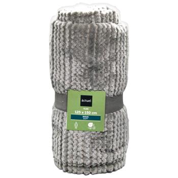 ACT/ПЛЕД 125Х150СМ 240Г/М2 BLU - купить, цены на Auchan - фото 3