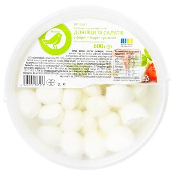 Auchan Cherry Soft Protein and Fat Product for Pizza and Salads 45% 600g - buy, prices for Auchan - photo 1