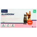 Virbac Allerderm Drops for Treatment of Dermatoses in Dogs and Cats up to 10 kg 6 pipettes