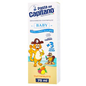 Pasta del Capitano Toothpaste Tutti-Frutti 3+ 75ml - buy, prices for Supermarket "Kharkiv" - photo 1