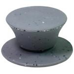 Ручка для кришки Fissman 9910 силікон сірий мармур