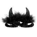 Pet Fashion Imp Horns Accessory for Dogs s.M-L Black
