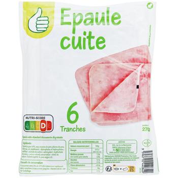 Auchan Sliced Cooked Ham 270g - buy, prices for Auchan - photo 1