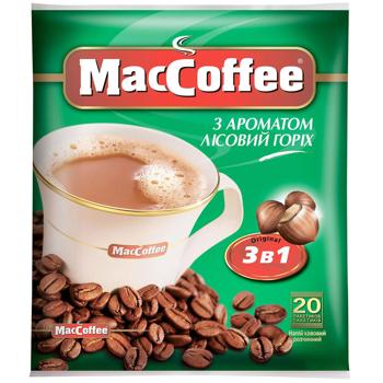 MacCoffee 3in1 Hazelnut Instant Coffee Drink 18g x 20pcs - buy, prices for METRO - photo 1